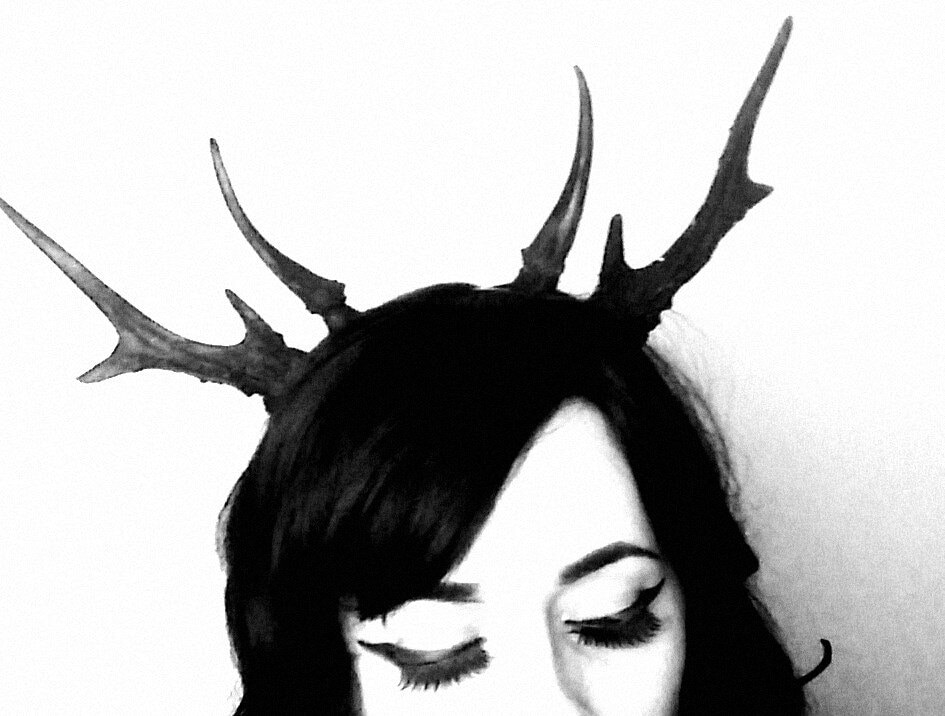 black antler headband