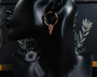 Hoop Fern Earrings (S)