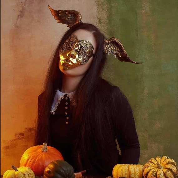 Blind Heart Shaped Mask Etsy UK