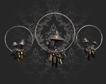 Mushroom Ring Set of Three