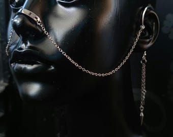 Silver Chain Nose Armour