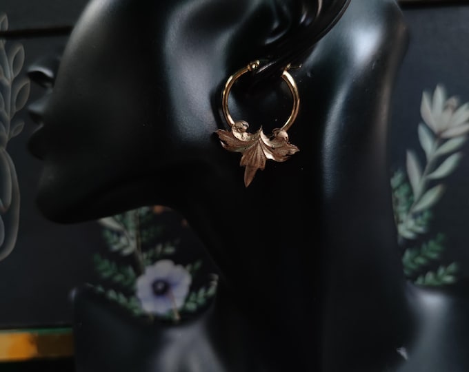 Hoop Fern Earrings (S)