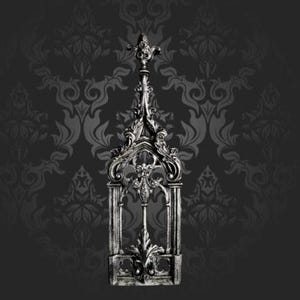 Silver Fleur de Lis Abbey Wall Art
