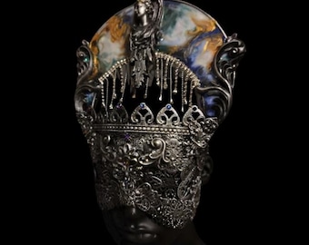 Silver Demeter Mask