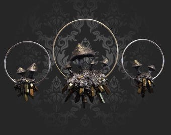 Mushroom Ring Set of Three