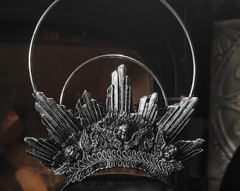 Silver Cherub Ring Halo - Ready Made