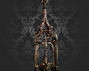 Gold Fleur de Lis Abbey Wall Art