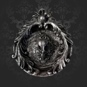 Macabre Mini Wall Art Circle Frame