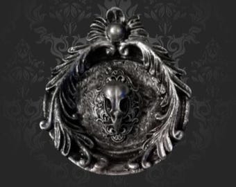 Macabre Mini Wall Art Circle Frame