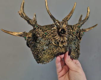 Small Horned Crown Mask NO CHAINS