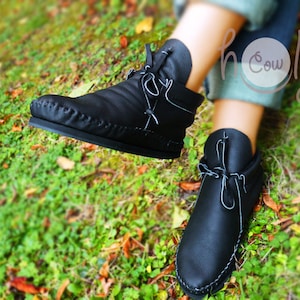 Moccasin style boots cheap