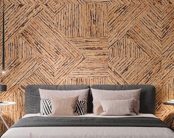 Eco Friendly Sustainable Hypoallergenic Decorative Natural Cork Wall Tiles, FREE SHIPPING