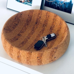 Eco Friendly Natural Cork Bark Bowl, Cork Bowl, Rustic Bowl, Natural Bowl, Decorative Bowl, Rustic Bowl, Eco Friendly Bowl, FREE SHIPPING