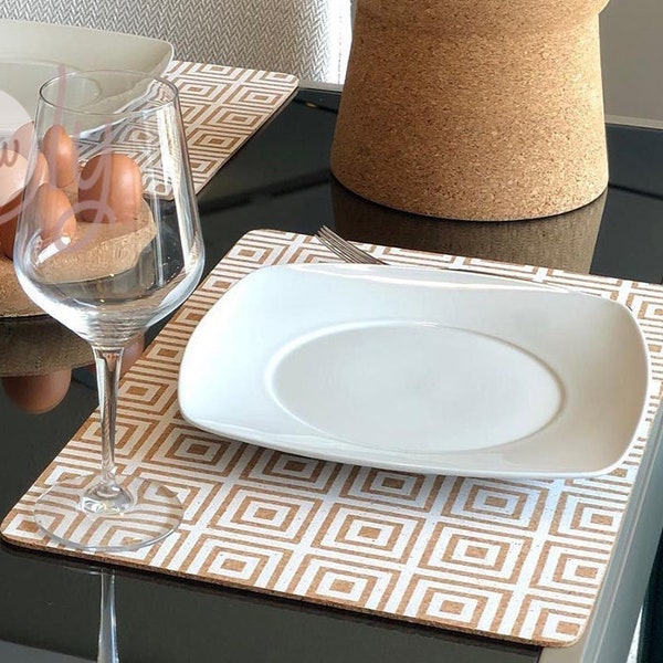 Cork Backed Placemats Etsy