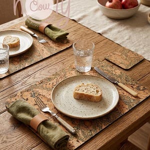 Kork tischsets