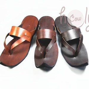 Handmade Brown Leather Sandals, Mens Sandals, Womens Sandals, Mens Leather Sandals, Leather Sandals Women, Womens Boho Shoes, Brown Sandals