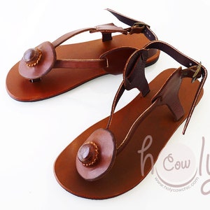 Womens Handmade Brown Leather Sandals, Womens Sandals, Womens Leather Sandals, Leather Sandals Women, Boho Sandals, Hippie Sandals, Sandals