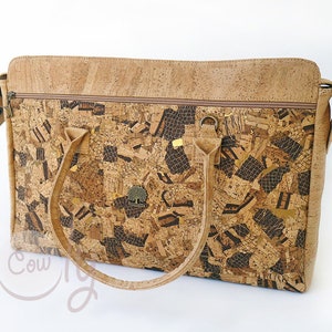 Bolso vegano ecológico hecho a mano de corcho, ENVÍO GRATIS