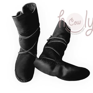 Black Leather Sole Less Moccasins, Soleless Boots, Boho Moccasins, Womens Moccasins, Mens Moccasins, Grounding Boots, Earthing Shoes