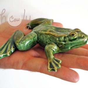 Hand Crafted Decorative Ceramic Frog