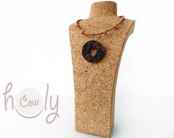 Beautiful Unique Handmade Large Necklace Stand/Display Made From Solid Eco Friendly Natural Sustainable Cork, FREE SHIPPING