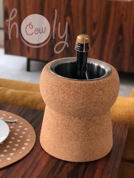 Eco Natural Cork Champagne Ice Bucket Wine Ice Bucket Champagne