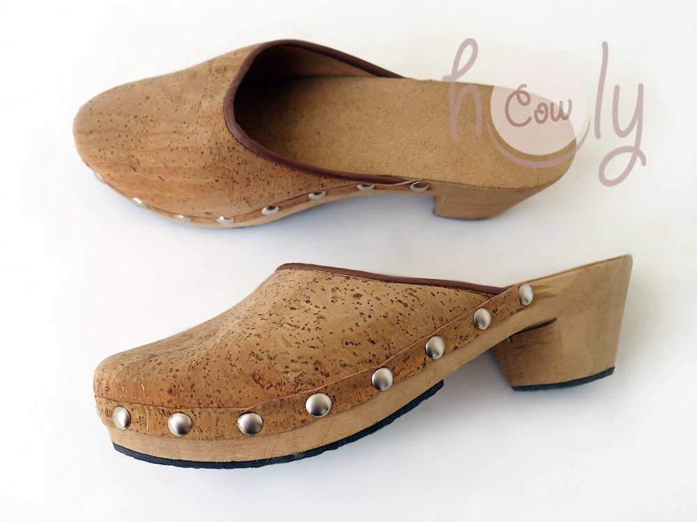 Cork clogs sale