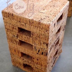 Eco Friendly Cork Stools, Eco Friendly Small End Table, Small Side Table, Natural Stool, Eco Friendly Table, Rustic Table, FREE SHIPPING image 6