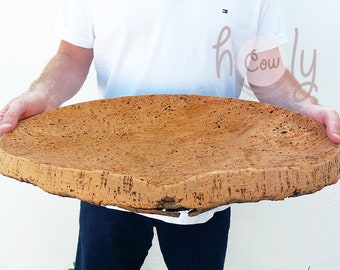 Large Eco Friendly Natural Cork Bark Bowl, Cork Bowl, Rustic Bowl, Natural Eco Bowl, Rustic Fruit Bowl, Eco Friendly Bowl, FREE SHIPPING