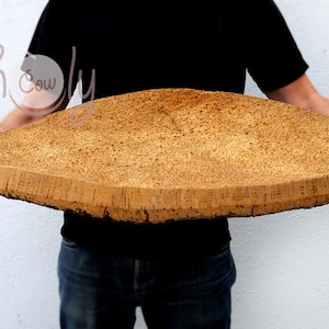 Large Eco Friendly Natural Cork Bark Bowl, Cork Bowl, Rustic Bowl, Natural Bowl, Large Decorative Bowl, Rustic Fruit Bowl, Eco Friendly Bowl
