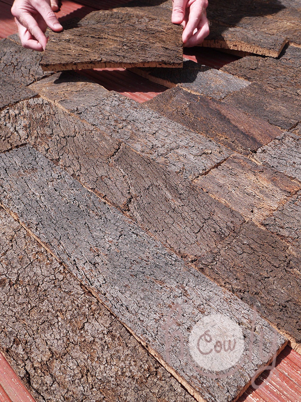 100 Eco Friendly Cork Bark Tiles of Various Lengths Etsy India