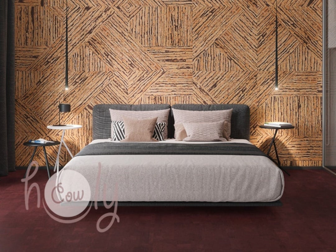 Eco Friendly Sustainable Hypoallergenic Decorative Natural Cork Wall