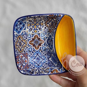 Handmade Ceramic Portuguese Tiles Olive Dish