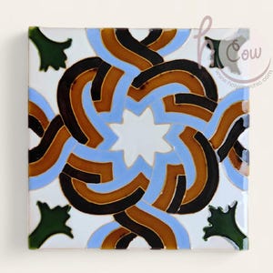 Decorative Hand Painted Traditional Portuguese Ceramic Relief Tiles, FREE SHIPPING
