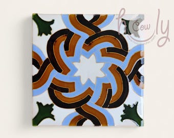Azulejos decorativos de cerâmica tradicional portuguesa pintados à mão, FRETE GRÁTIS