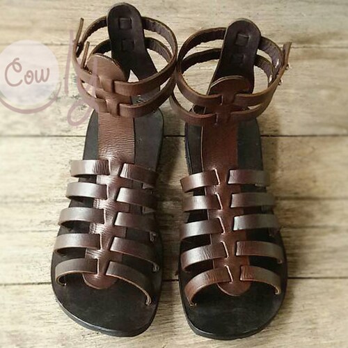 Handmade Leather Sandals Brown Leather Sandals Womens - Etsy