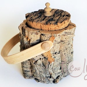 Piccola scatola di stoccaggio Eco Friendly realizzata con sughero, scatola eco amichevole, piccola scatola rustica, scatola ricordo, scatola di biglietti da visita, scatola di chiavi, scatola di gioielli