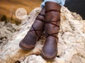 Brown Leather Moccasins, Mens Moccasins, Womens Moccasins, Womens Boho Boots, Hippie Boots, Handmade Moccasin, Viking Boots, Cosplay Boots product logo