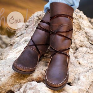 Black Leather Moccasins, Moccasin Boots, Womens Moccasins, Leather