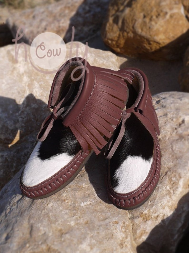 Leather Moccasins Mens Moccasins Womens Boots Womens Moccasins Leather Boots Hand Stitched Brown Leather Moccasins Moccasin Boots