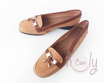 Eco Friendly Shoes Made From Cork, Women's Cork Moccasins, Cork Shoes, Eco Shoes, Men's Cork Moccasins, Cork Moccasins, FREE SHIPPING