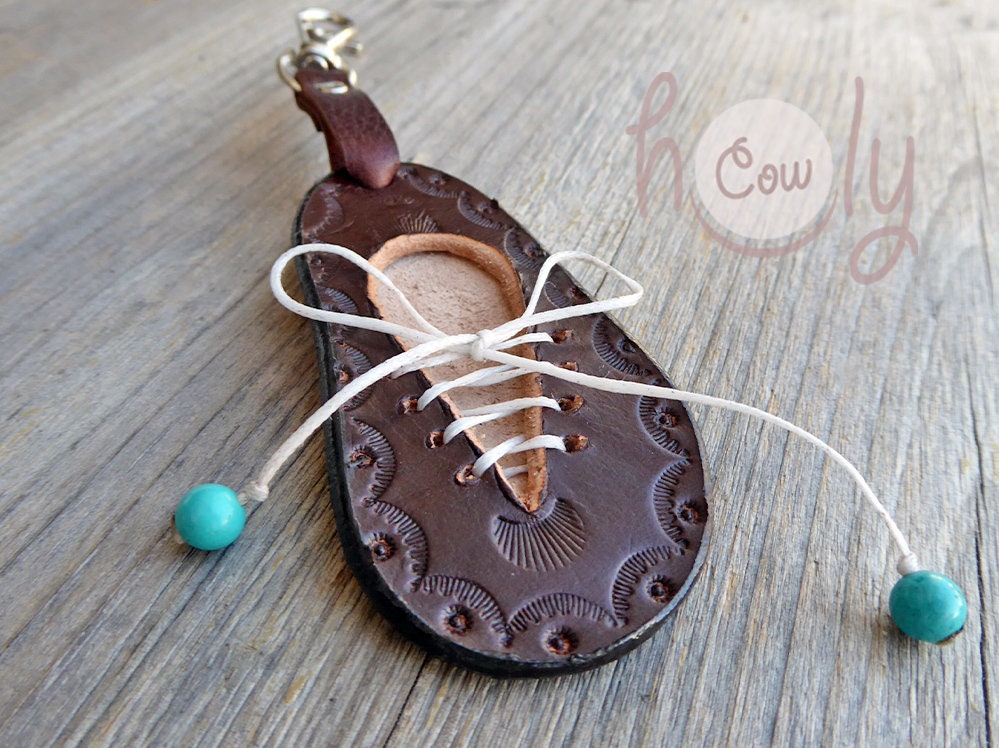 MY MEMORY Handmade Genuine Leather Key Chain,Universal Key