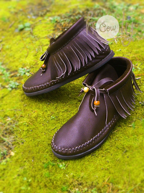 Mocasines de cuero marr n Mocasines mujeres Zapatos de mujer
