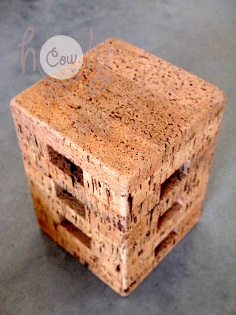 Eco Friendly Cork Stools, Eco Friendly Small End Table, Small Side Table, Natural Stool, Eco Friendly Table, Rustic Table, FREE SHIPPING image 5