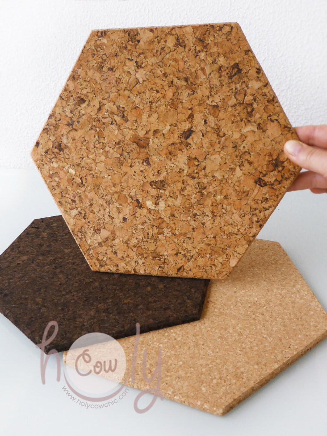 Message Tiles Eco Friendly Sustainable Hypoallergenic Decorative Natural Hexagonal ...