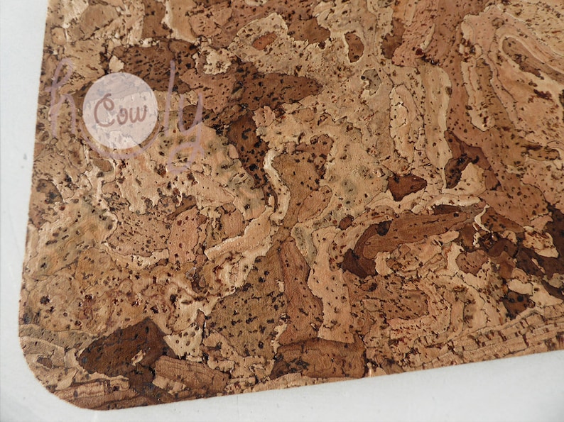 Natural Eco Friendly Large Cork Placemat 40cm X 30cm Natural Etsy