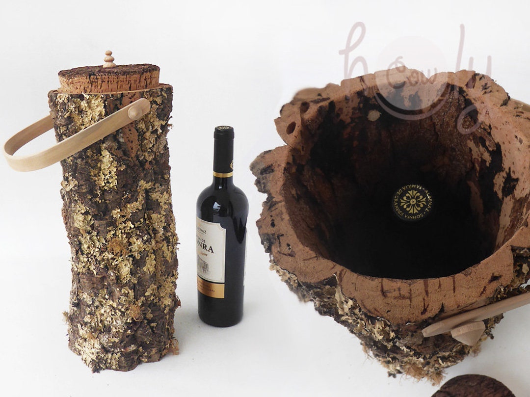Eco Friendly and 100 Natural Large Cork Bark Wine Holder Etsy