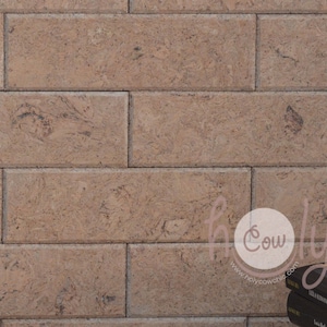 May include: A wall covered in light brown cork tiles. The tiles have a natural, textured surface. The wall is a popular choice for home decor and adds a rustic touch to any room.