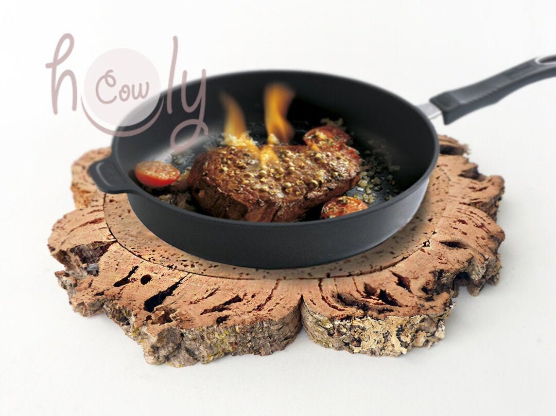 Handmade Natural Eco Friendly Large Cork Hot Pot Holder, Hot Dish