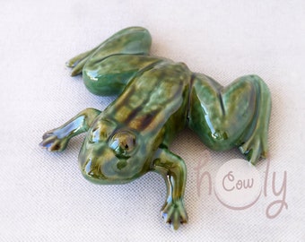 Hand Crafted Decorative Ceramic Frog